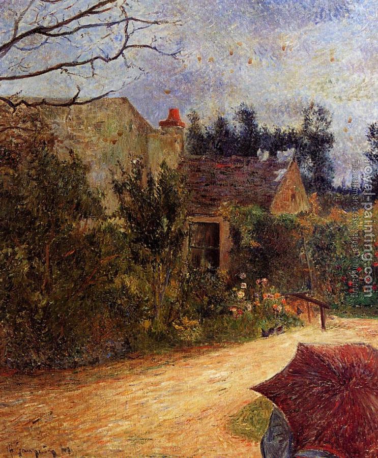 Paul Gauguin : Pissarro's Garden, Quai du Pothuis, Pontoise